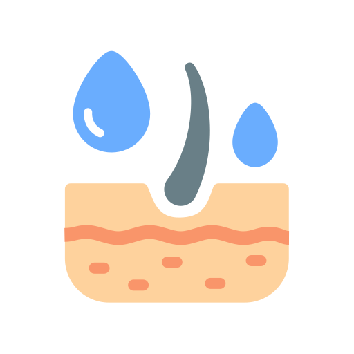 Hydrated skin Generic Flat icon