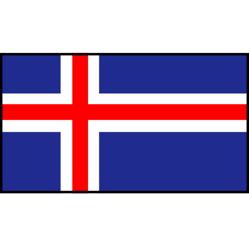 アイスランド Generic Outline Color icon
