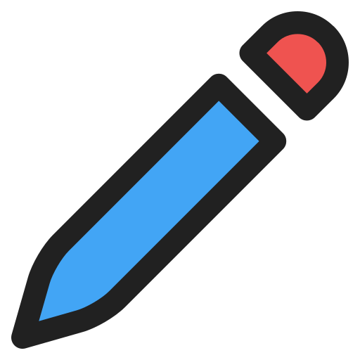 Pencil Generic Outline Color icon