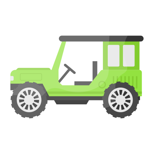 jeep militare Generic Flat icona