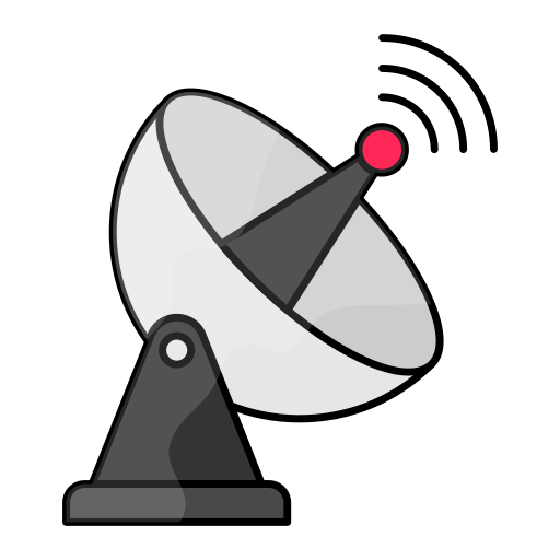 Antenna Generic Thin Outline Color icon