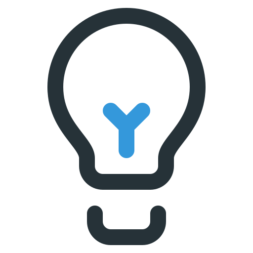 Lightbulb Generic Outline Color icon