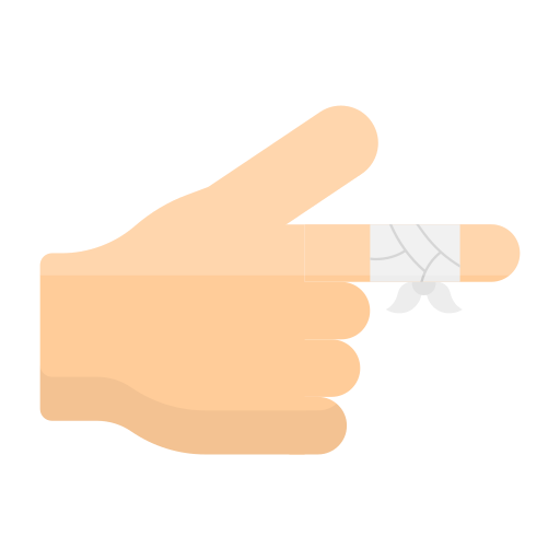 Перевязанный палец Generic Flat иконка