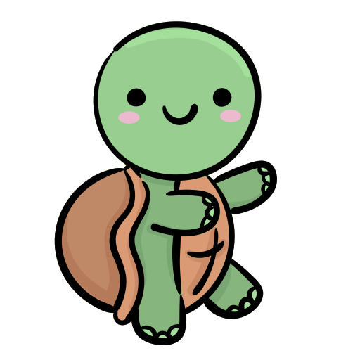 żółw Generic Hand Drawn Color ikona