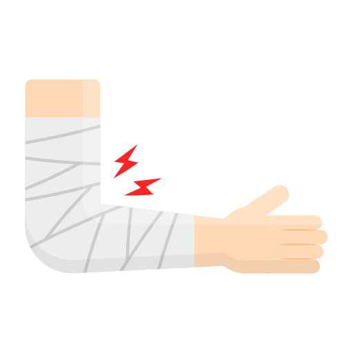 Broken arm Generic Flat icon