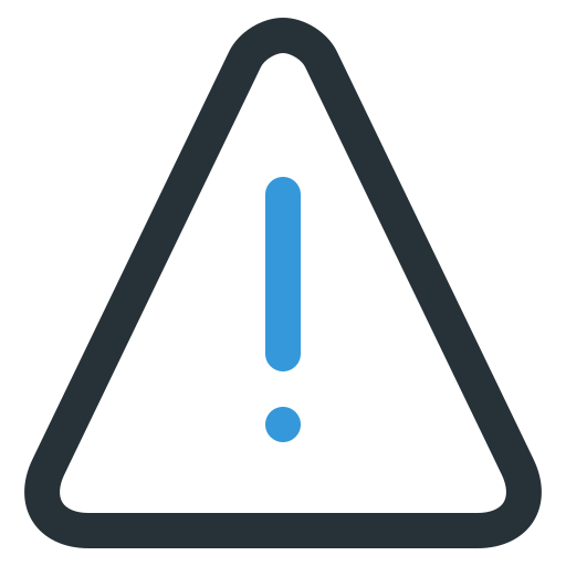 Warning Generic Outline Color icon
