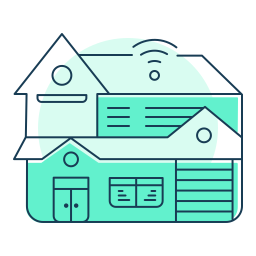 Smart house Generic Rounded Shapes icon