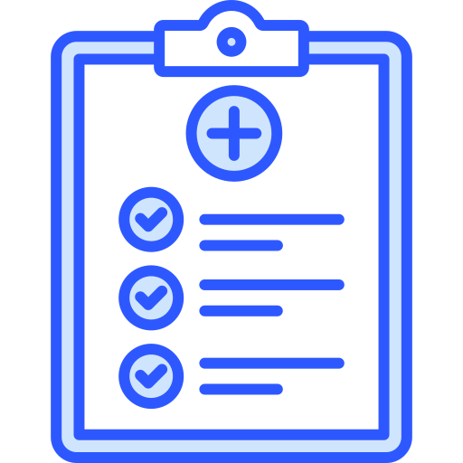 Health report Generic Blue icon