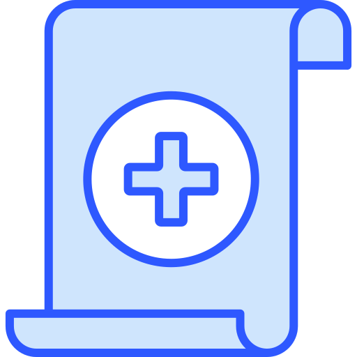 assicurazione sanitaria Generic Blue icona