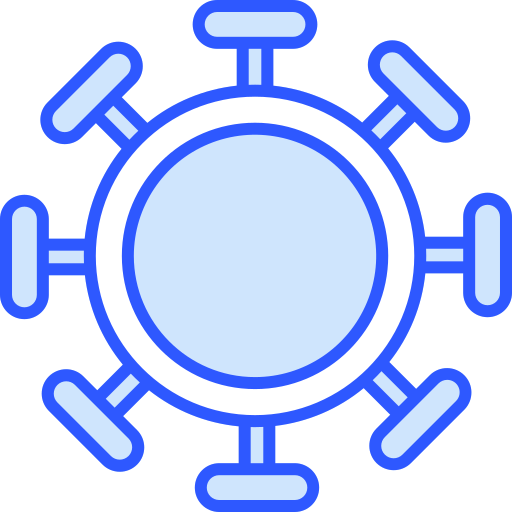 Coronavirus Generic Blue icon