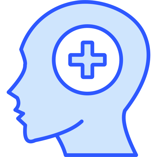 salud mental Generic Blue icono