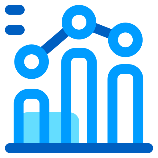 Analytics Generic Blue icon