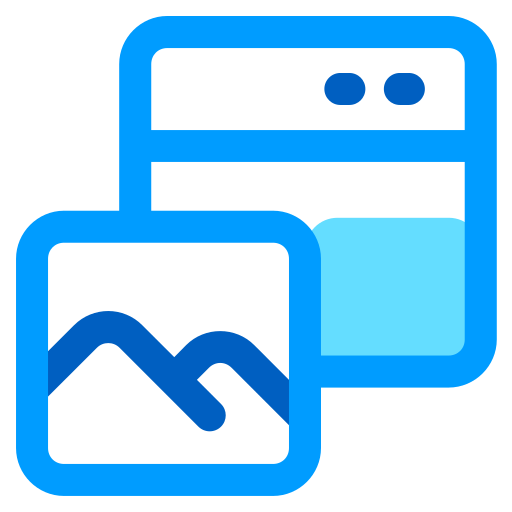 Content design Generic Blue icon