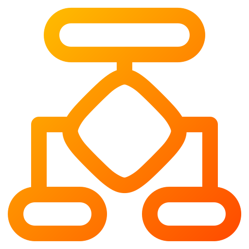 organigramme Generic Gradient Icône