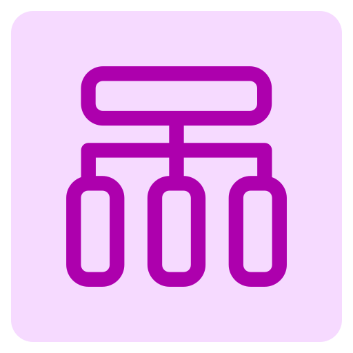 organigram Generic Square icoon