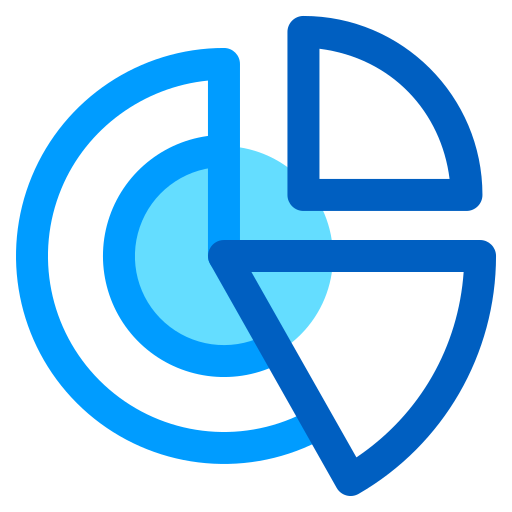 kreisdiagramm Generic Blue icon