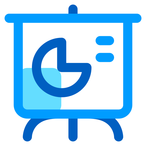 프레젠테이션 Generic Blue icon