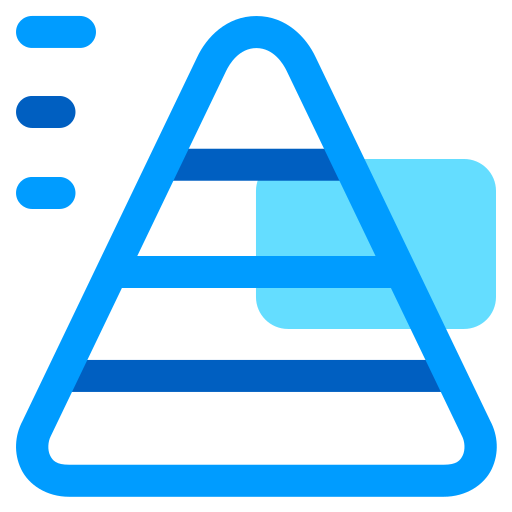 피라미드 Generic Blue icon
