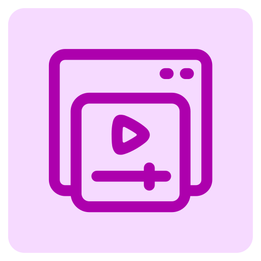 publicidad en video Generic Square icono