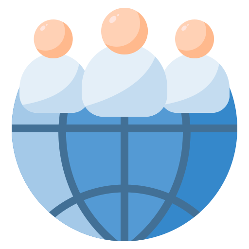 conexión global Generic Flat icono