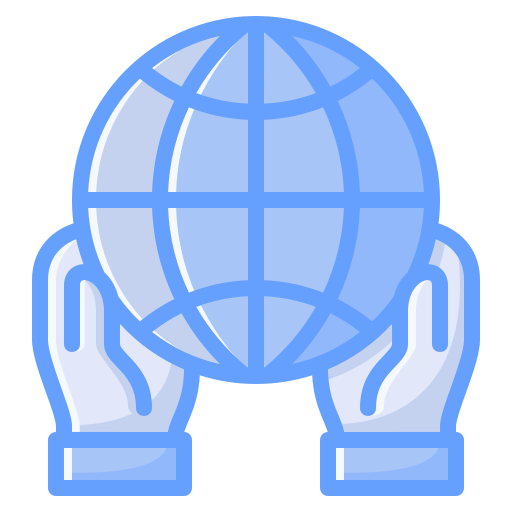 세계 경제 Generic Blue icon
