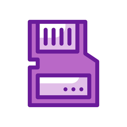 sdカード Generic Outline Color icon