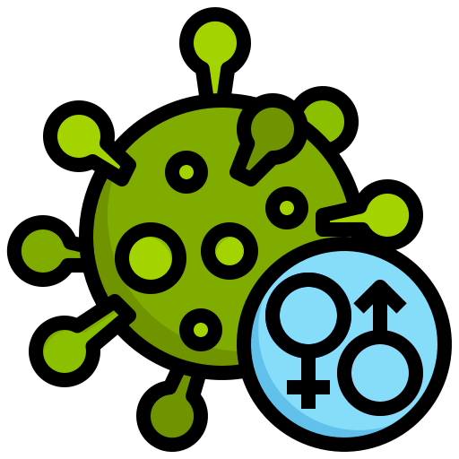 Sexual transmitted disease Surang Lineal Color icon