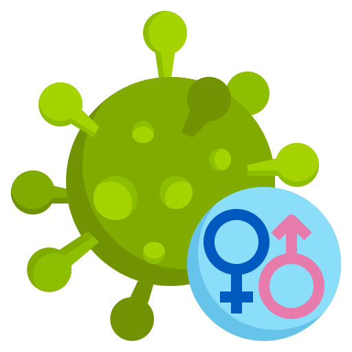 Sexual transmitted disease Surang Flat icon