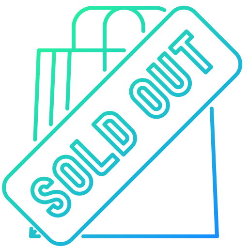 Sold out Generic Gradient icon