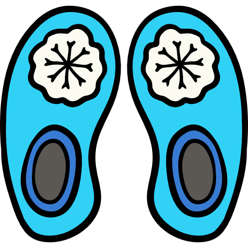 zapatillas Hand Drawn Color icono