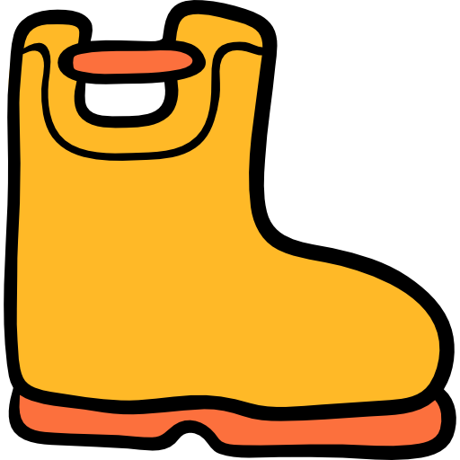 Boot Hand Drawn Color icon