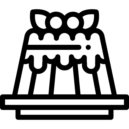 케이크 Detailed Rounded Lineal icon