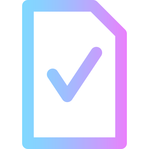 Contract Super Basic Rounded Gradient icon