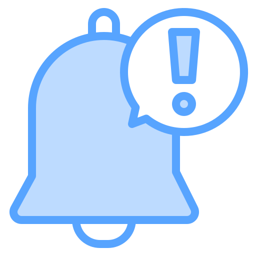 campana de notificación Catkuro Blue icono