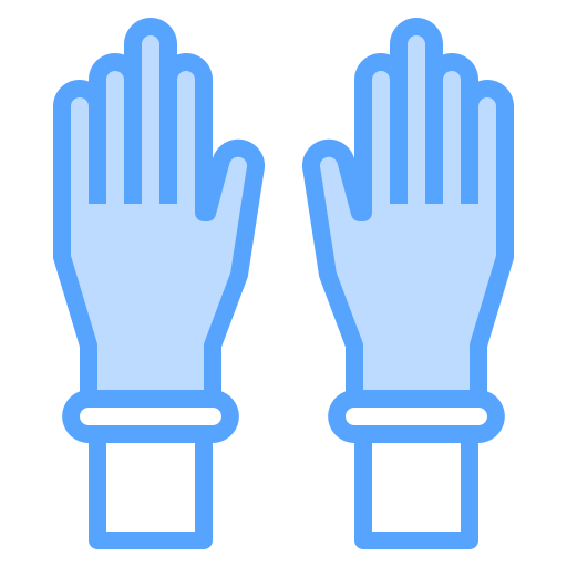 Rubber gloves Catkuro Blue icon