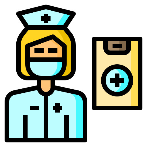 pielęgniarka Catkuro Lineal Color ikona