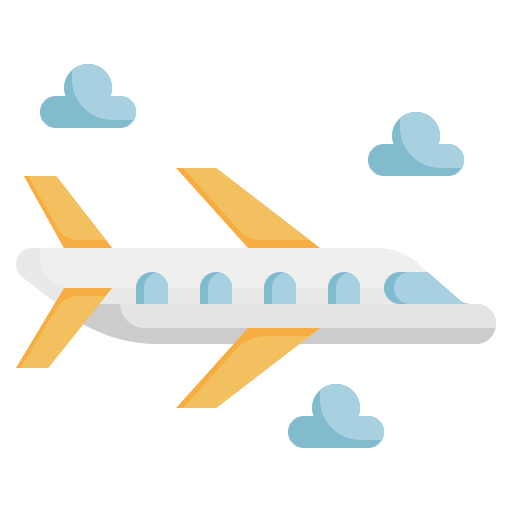 Airplane Surang Flat icon