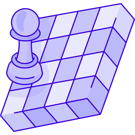 チェス盤 Generic Outline Color icon