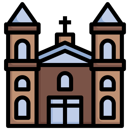 iglesia Surang Lineal Color icono