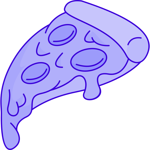 pizza Generic Outline Color Ícone