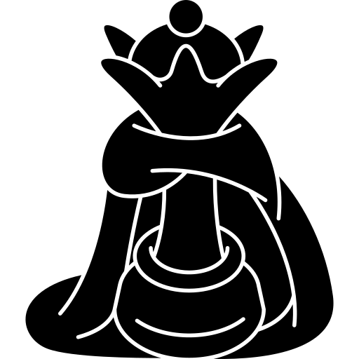 koningin Generic Glyph icoon