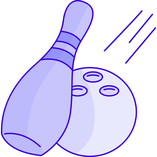 quille de bowling Generic Outline Color Icône