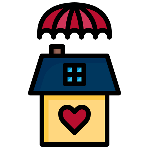 주택 보험 Surang Lineal Color icon