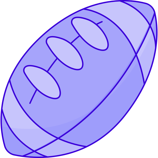 rugbybal Generic Outline Color icoon