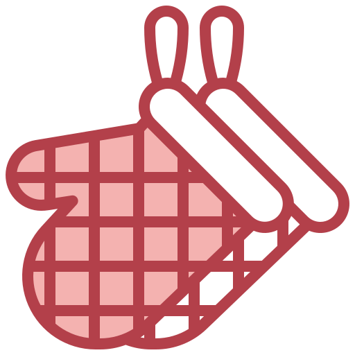 guantes de cocina Surang Red icono
