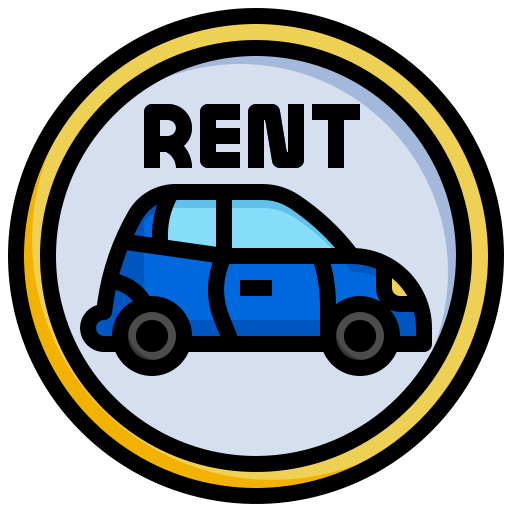 Car rent Surang Lineal Color icon