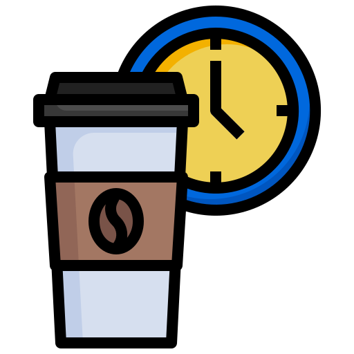 Coffee break Surang Lineal Color icon