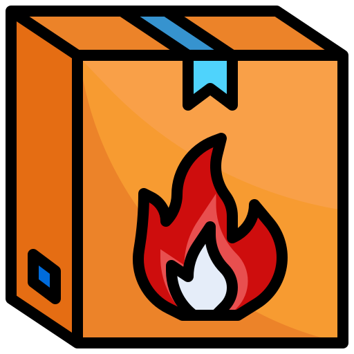Flammable Surang Lineal Color icon