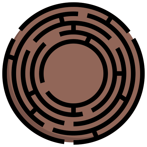 labyrinth Surang Lineal Color icon
