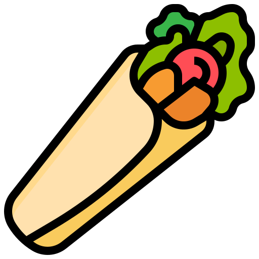 kebab Surang Lineal Color icon